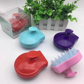 Bàn Chải Massage Gội Đầu Răng Lược Silicon Bao Phê
