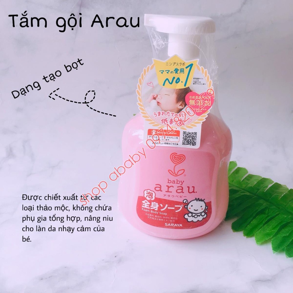 Sữa Tắm Gội Arau Baby Hàng Nhật Và Hàng Khuyến Mãi Bỉm Moony