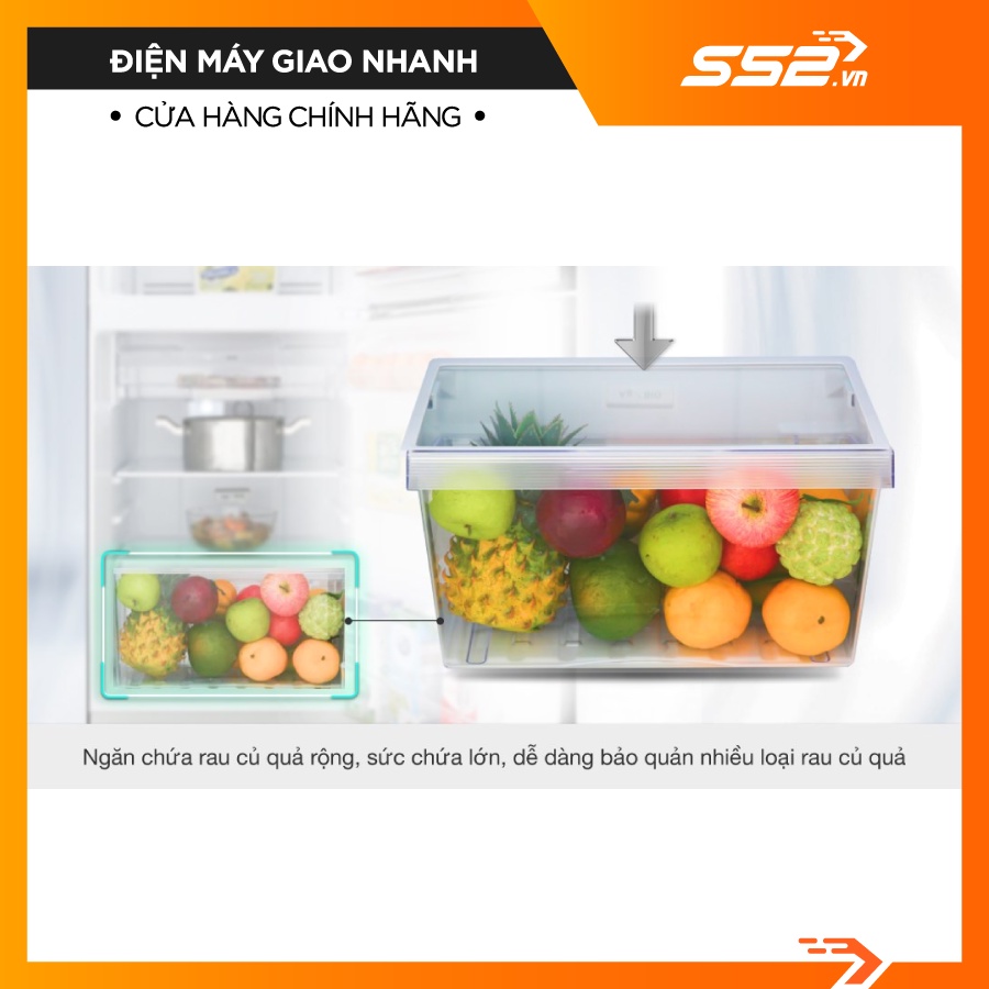 Tủ Lạnh Toshiba Inverter 180 Lít GR-B22VU UKG - Bảo Hành Chính Hãng