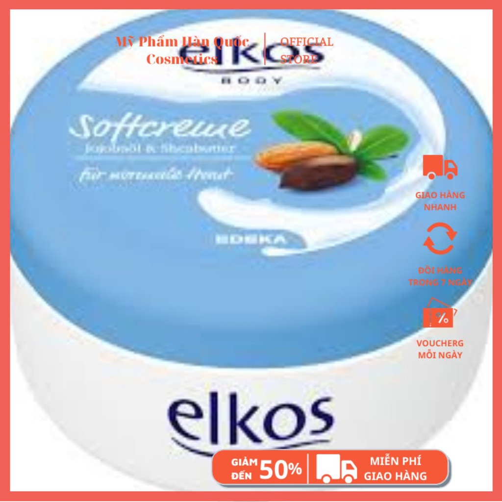 KEM DƯỠNG THỂ Trắng Da Elkos 250 Chuẩn Đức