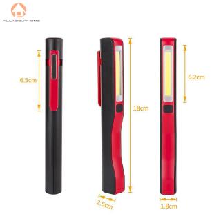 ABH❤Emergency LED Pen Light Clip Magnet USB Work Torch Flashlight Car Pepair Lamp UK