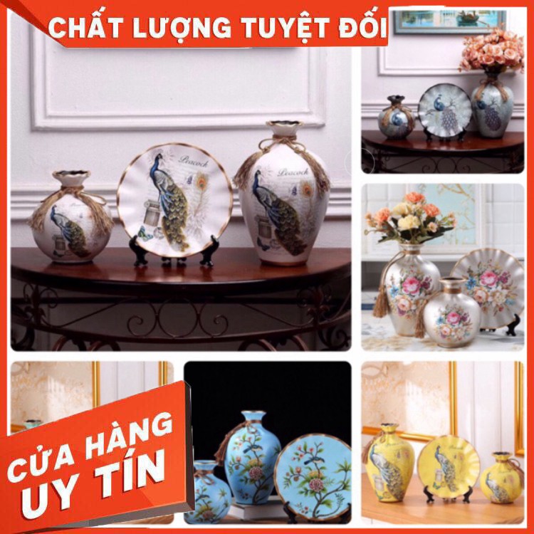 <Giá Xưởng> Bộ bình 3 món hút tài lộc( nhiều mẫu)