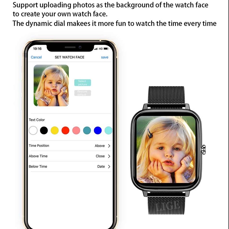 Lige new men smart watch women full touch fitness tracker máy đo huyết áp đồng hồ thông minh cho ios android