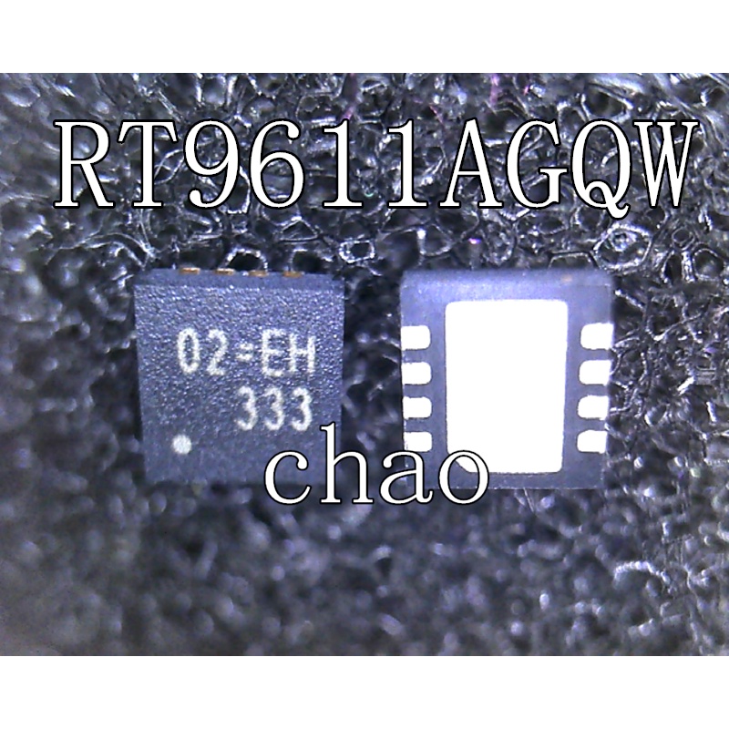 RT9611AGQW 9611 02 = CL 02 = EF 02 = O2 = ic nguồn trên bo mạch