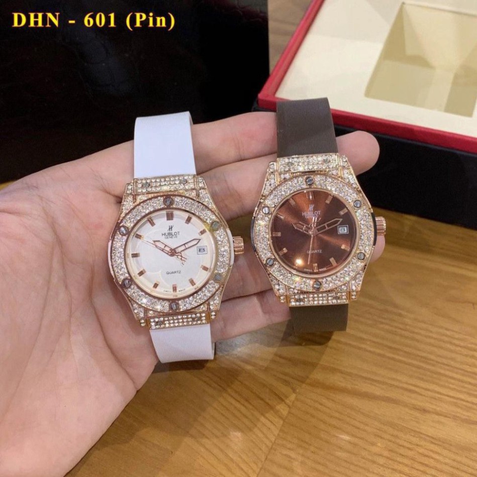 [Free Ship]  Đồng hồ nữ hublot đính đá sang trọng [Bảo hành 12 tháng] tặng hộp cao cấp - Hulo