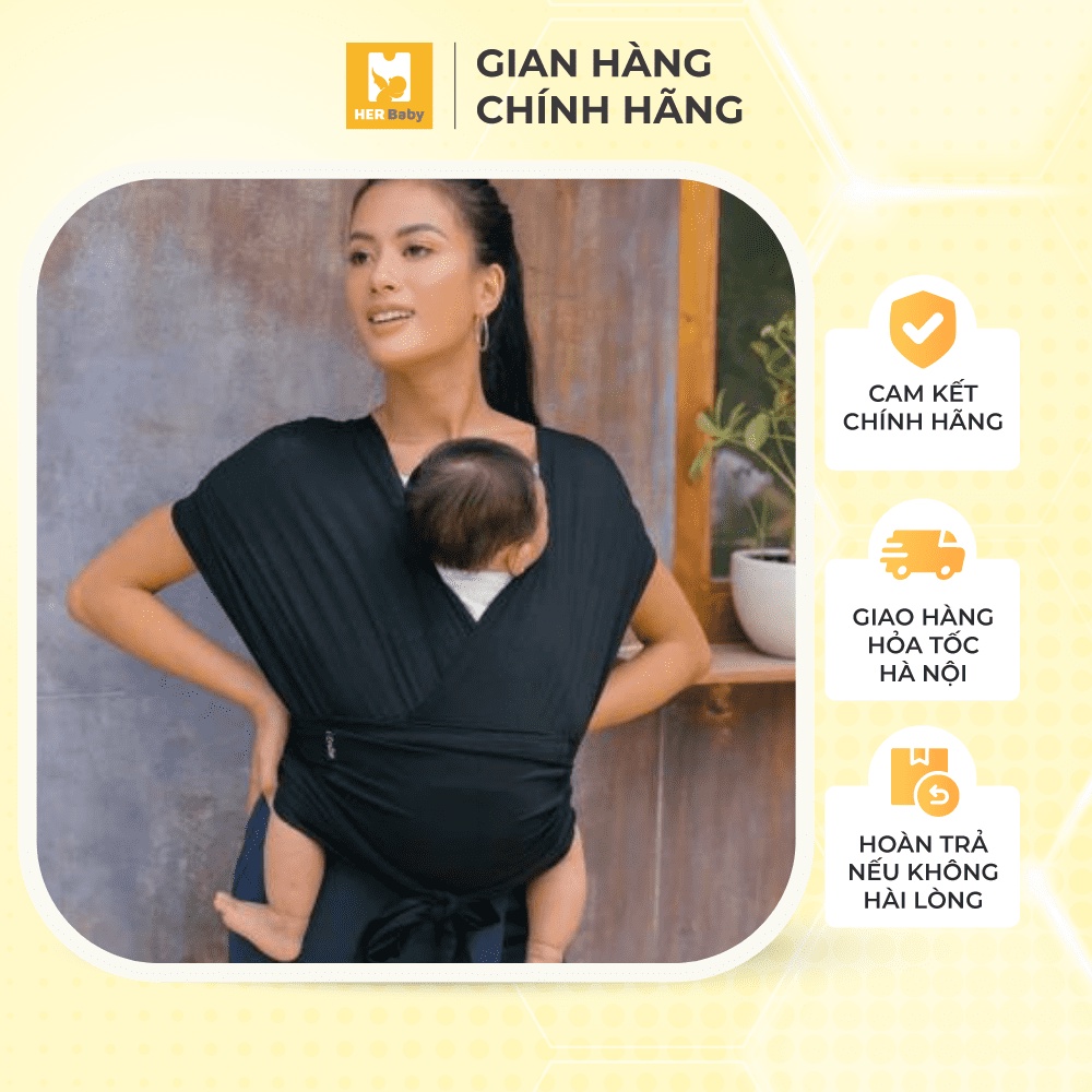 Địu Vải Em Bé Sling Dòng Flex Và Flex Plus chịu lực lên đến 20Kg Đủ Màu