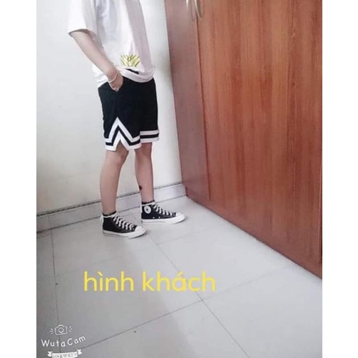 40-100kg Quần Short Line Unisex nam/nữ thời trang Sói Store bigsize  ྇