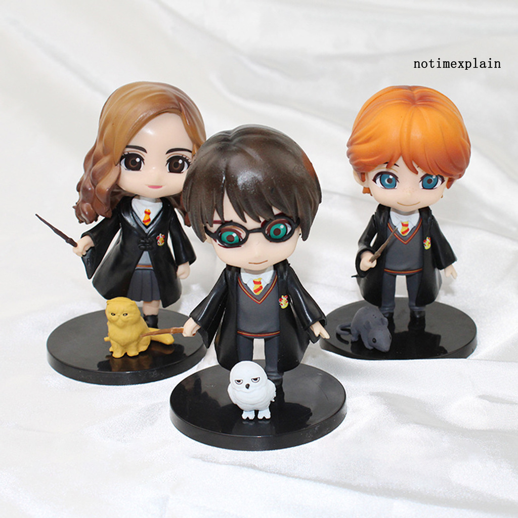 Set 3 Đồ trang trí Nhân Vật Trong Phim Harry Potter Để Bàn Trang Trí Nhà Cửa