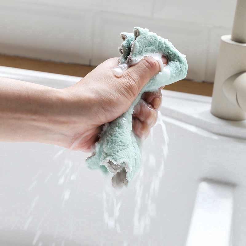 Khăn vi sợi siêu thấm hút vệ sinh tiện dụng cho nhà bếp