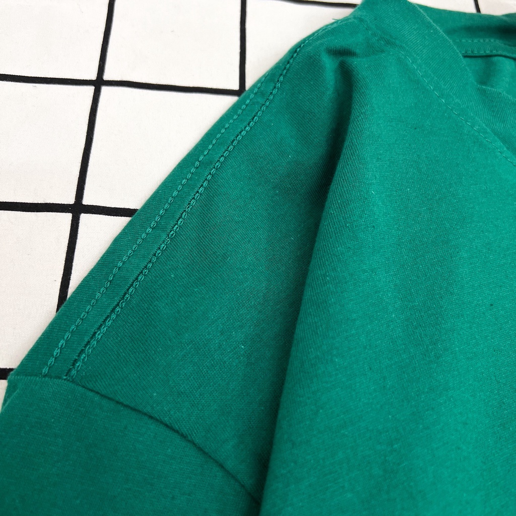 Áo thun tay lỡ nam nữ MEANSTORE phông in hình cotton vải mát form rộng phong cách Ulzzang - Ảnh thật