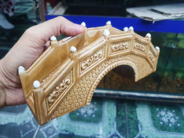 CẦU TRANG TRÍ HỒ CÁ NON BỘ 21X5X7CM