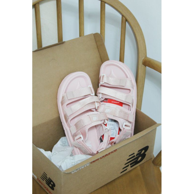 (HÀNG SẴN - BILL WEB - CHÍNH HÃNG) GIÀY QUAI NGANG SANDAL NEW BALANCE HỒNG
