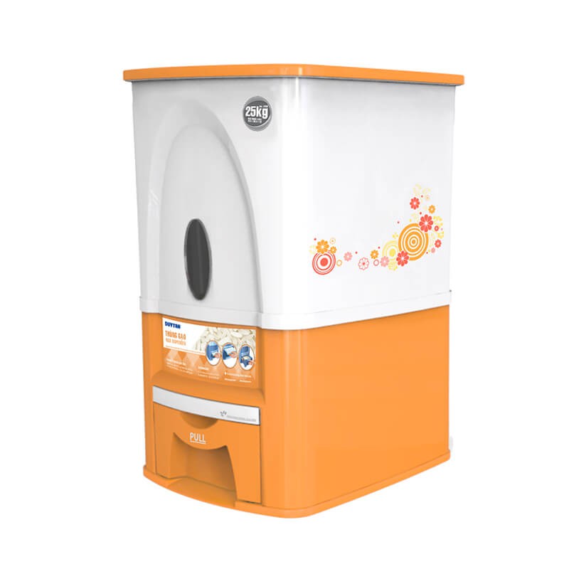 Thùng đựng gạo 25Kg Matsu Duy Tân