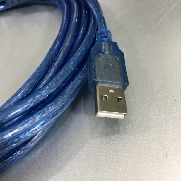 Cáp Link USB 2.0 Hai Đầu Đực Blue Length 5M
