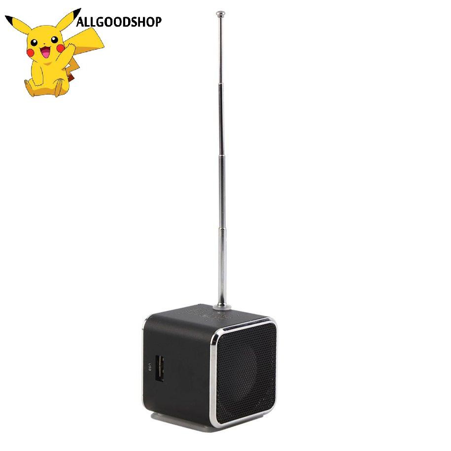All} TD-V26 Mini Radio FM Digital Portable Speakers /Receiver Support TF Card