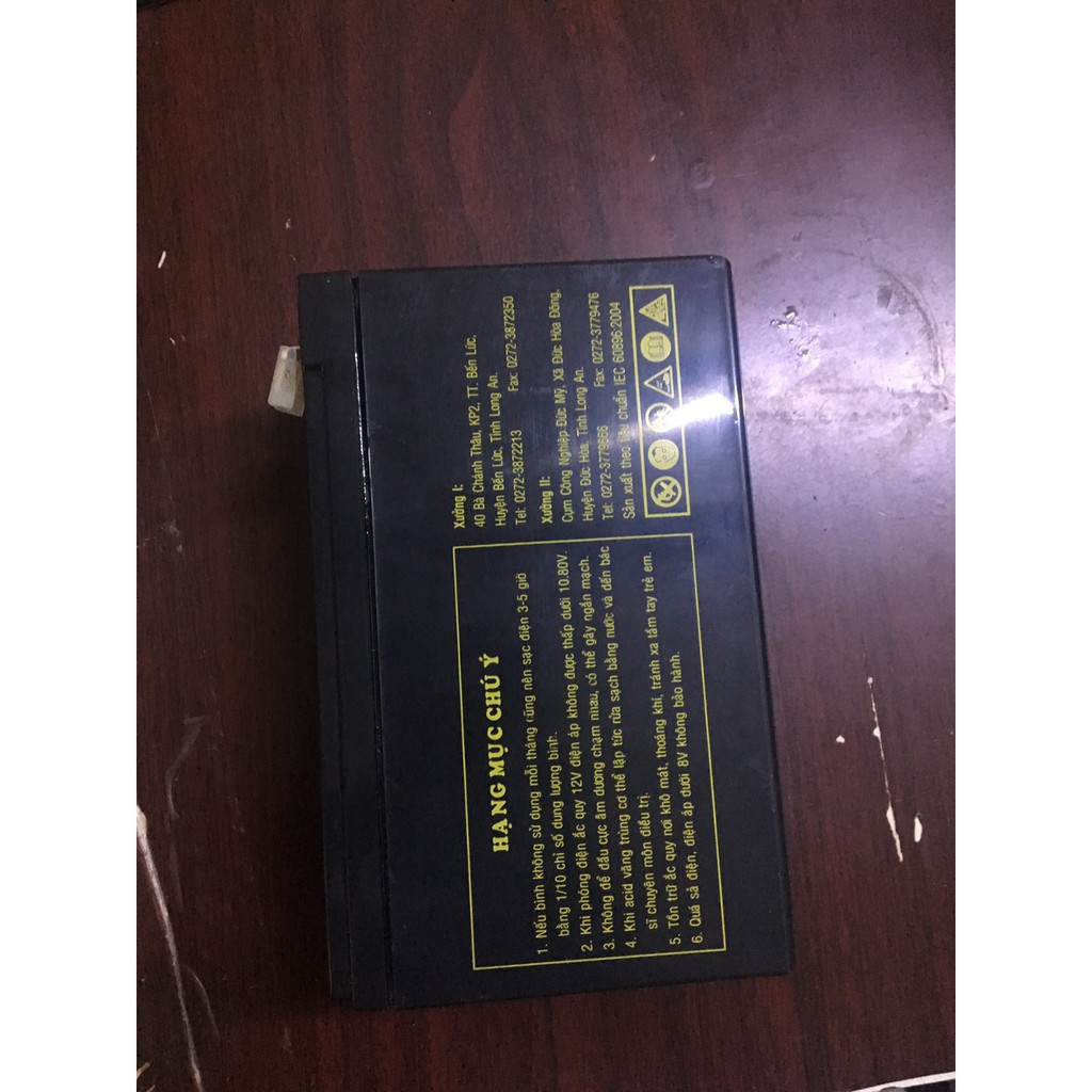 Bình ắc quy Long 12V9Ah MỚI 100%  dành cho bộ lưu điện UPS
