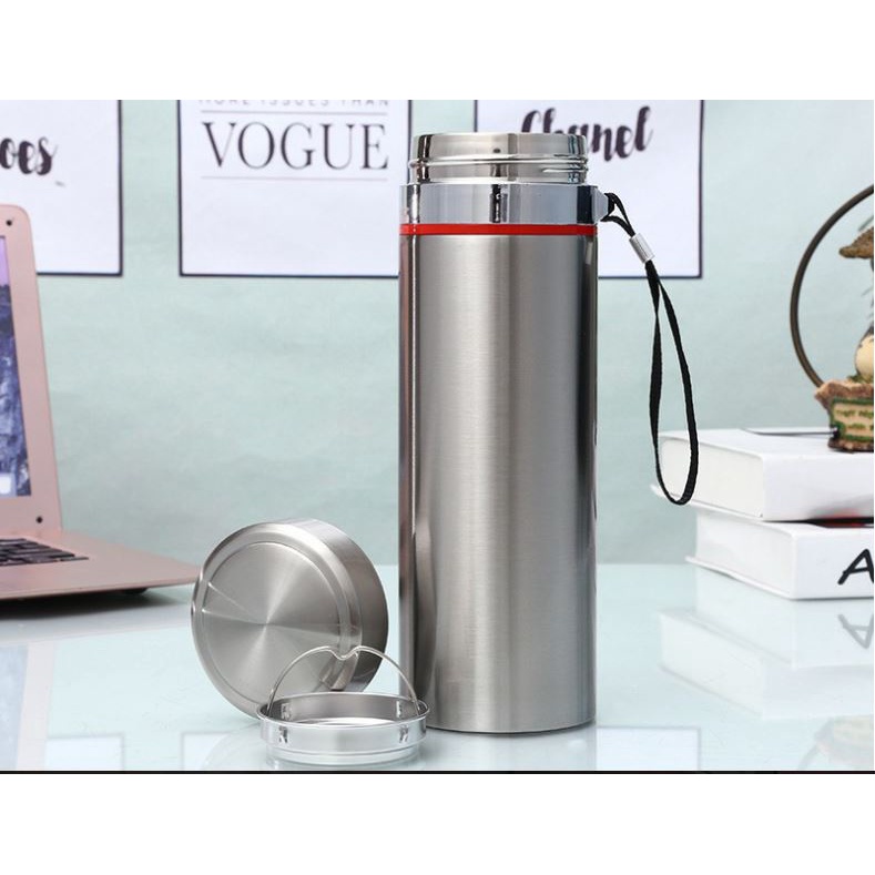 Bình Giữ Nhiệt Đựng Trà Cafe Kiểu Dáng Thể Thao Dung Tích 1.2l Inox 304