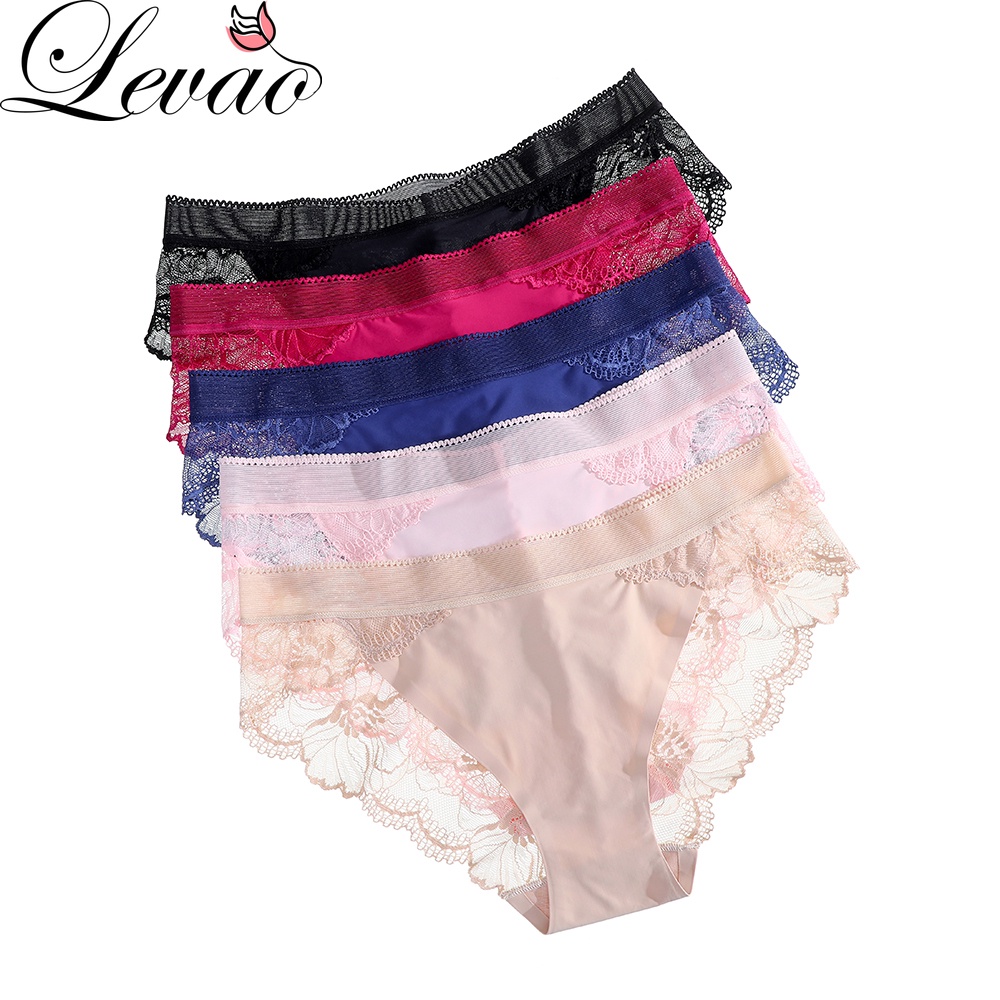 Quần lót LEVAO lưng vừa không đường may thoáng mát quyến rũ thời trang cho nữ