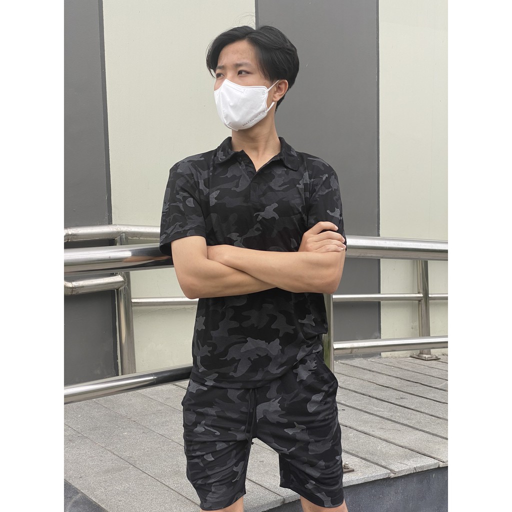 Set Camo Cotton - Chất Liệu Cotton Cực Mát, Không Bị Bai Xù - Thiết Kế Trẻ Trung, Cá Tính