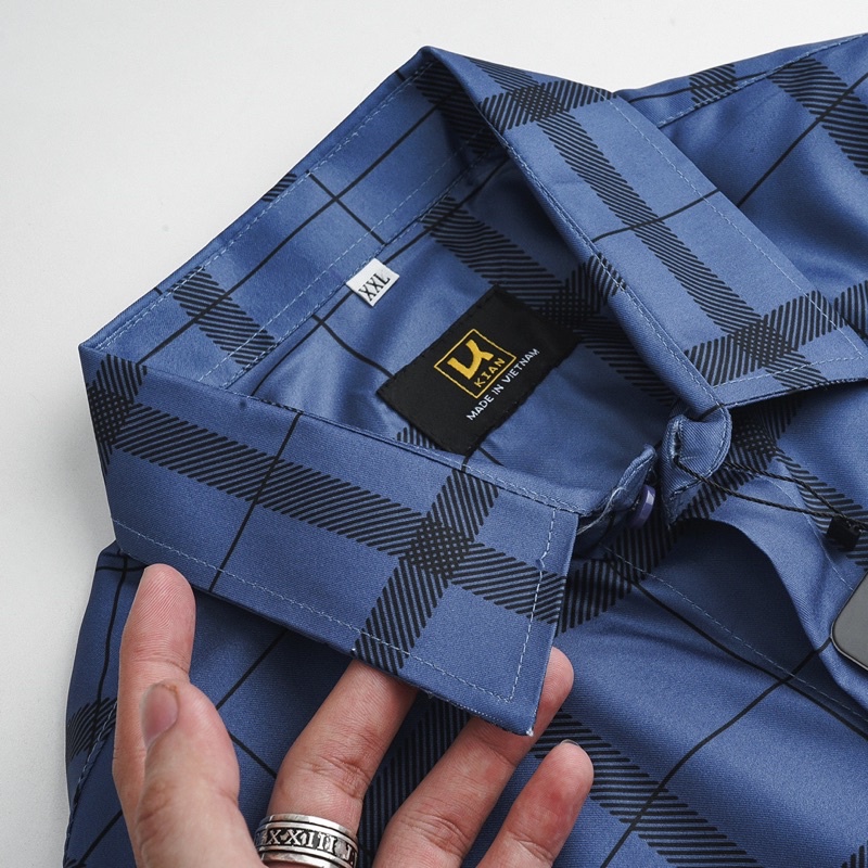 SALE  Áo sơ mi nam caro tay dài nhiều màu đặc sắc