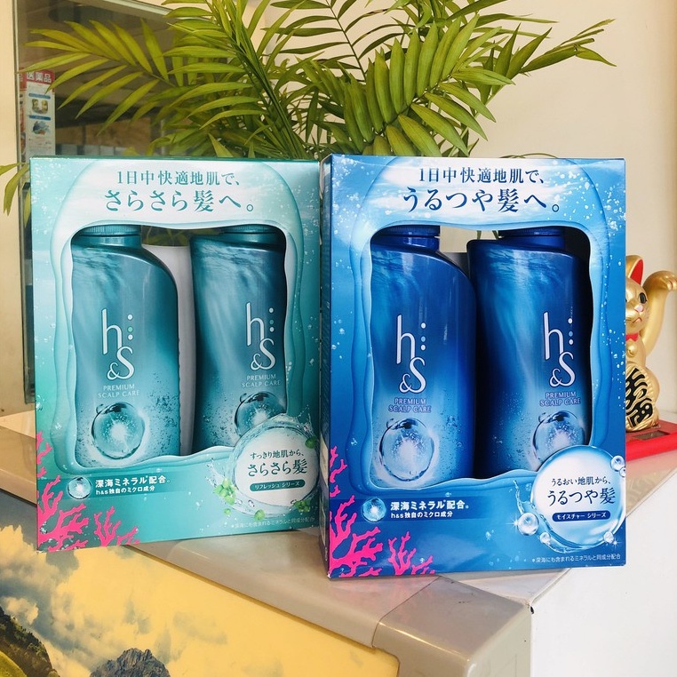 [Hỏa Tốc HCM] Bộ dầu gội xả HS sạch gàu phục hồi tóc hư tổn dành cho mọi loại tóc nội địa Nhật Bản