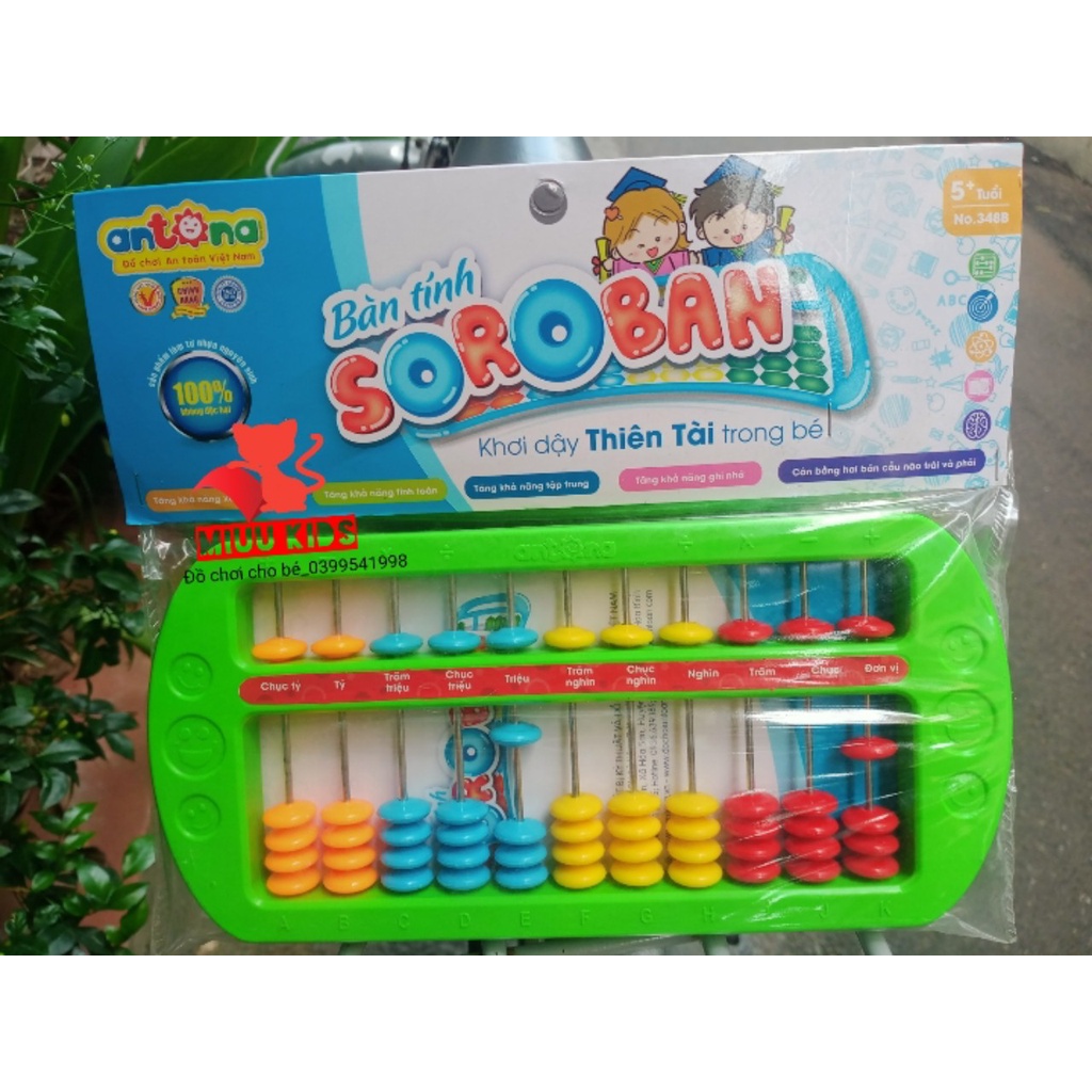 Bàn Tính Soroban Khơi Dậy Thiên Tài Trong Bé Chính Hãng Antona