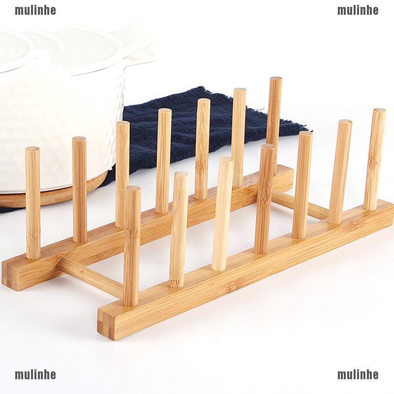 Mul❤ Giá Đỡ Nắp Nồi Bằng Gỗ Tiện Dụng