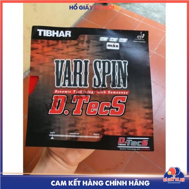 [ FREE SHIP ] Mặt Vợt Bóng Bàn TIBHAR VARI SPIN D.tecs Made in Germany