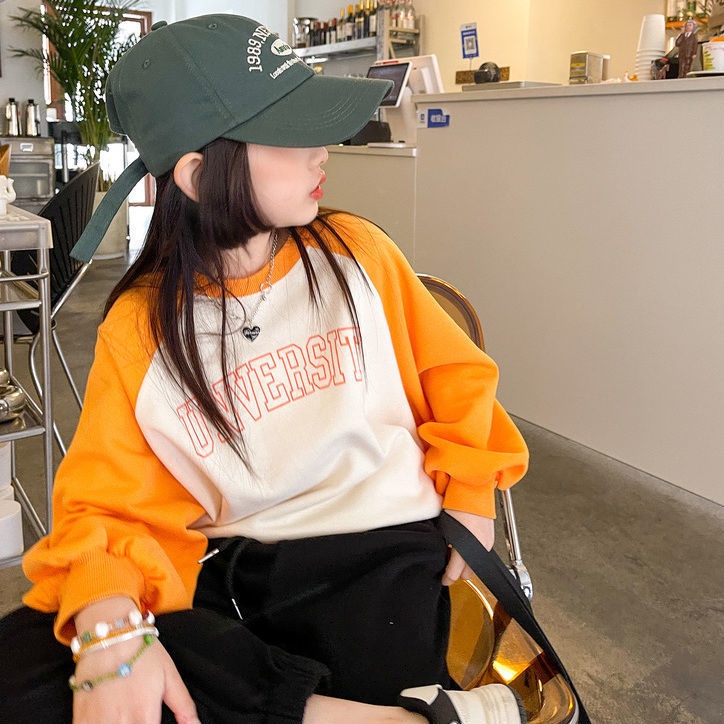 Áo Sweater Tay Dài Dáng Rộng Phong Cách Hàn Quốc Thời Trang Xuân Thu Mới 2022 Dành Cho Bạn Gái