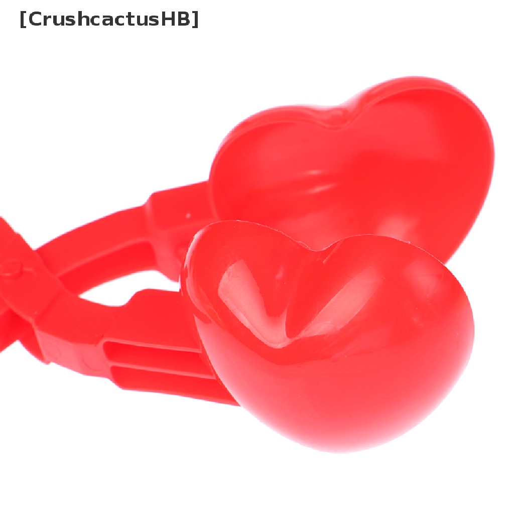 [CrushcactusHB] 1 Khuôn Kẹp Làm Cát Tuyết Hình Trái Tim Tình Yêu Cho Trẻ Em Ngoài Trời Vào Mùa Đông Bán Chạy