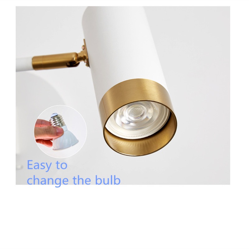 Đèn LED Gắn Tường Trang Trí Phòng Ngủ Có Công Tắc Xoay Tay Dài Hiện Đại