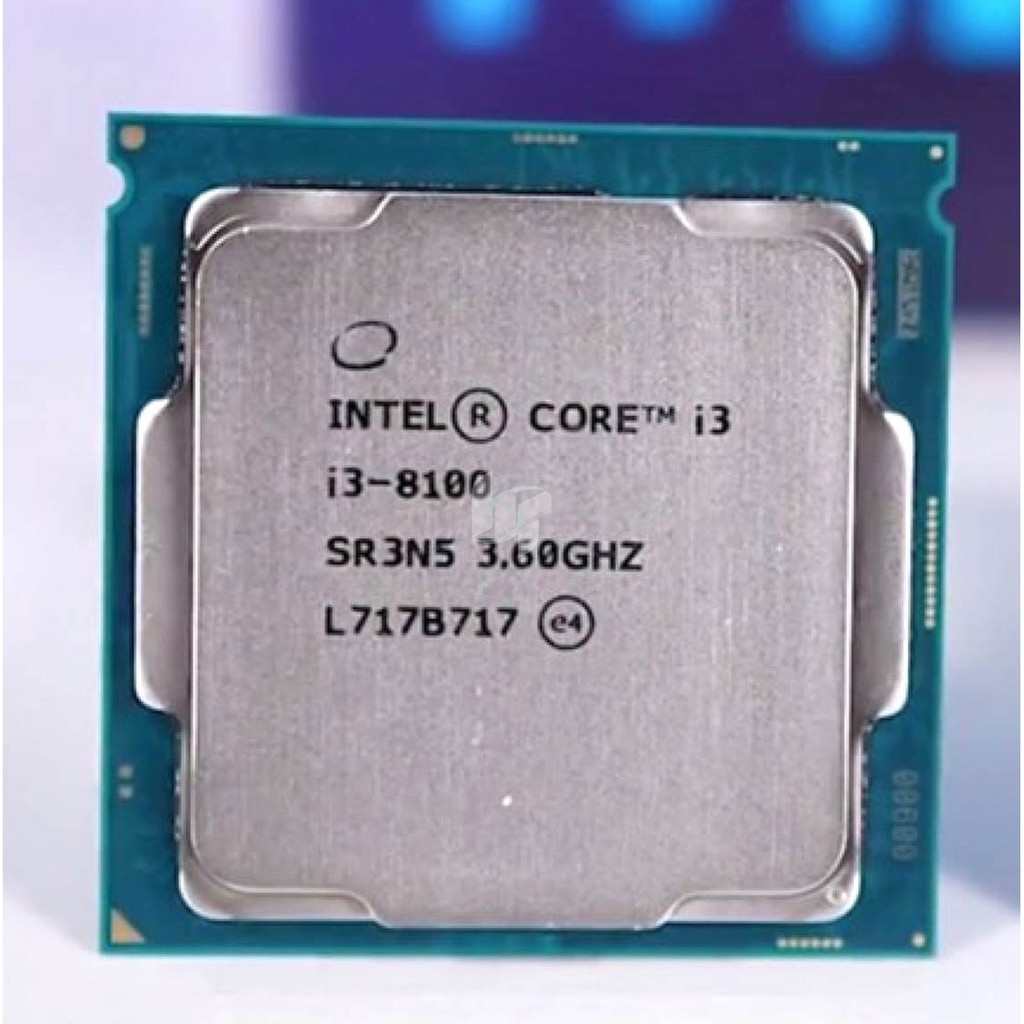 [Mã ELMS05 giảm 5% đơn 300k]CPU Intel Core I3 8100 3.6GHz SK1151 V2 BOX HỖ TRỢ OPTANE
