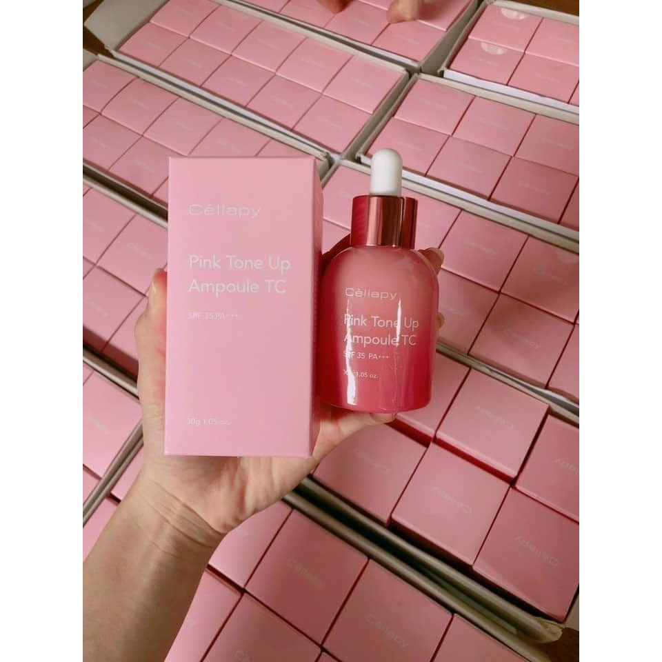 Có bill_Serum dưỡng trắng nâng tone CELLAPY PINK TONE UP AMPOULE