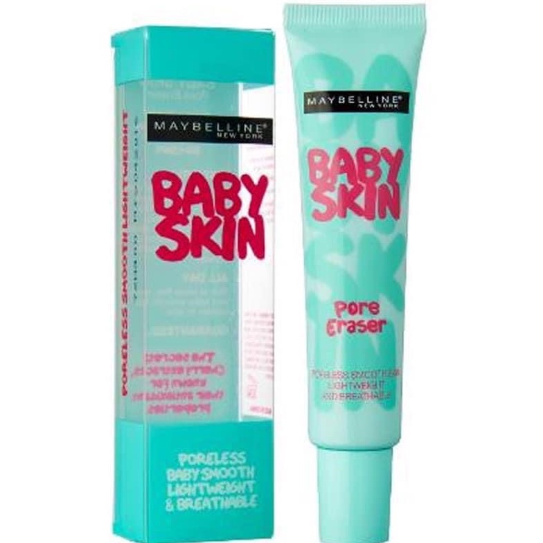 Kem Lót Maybelline Baby Skin Pore Eraser 22ml Làm Mịn Da, Che Khuyết Điểm, Se Khít Lỗ Chân Lông