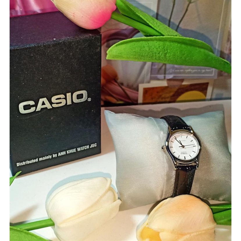 Đồng Hồ Casio Nữ LTP-1094E-7ARDF Dây da