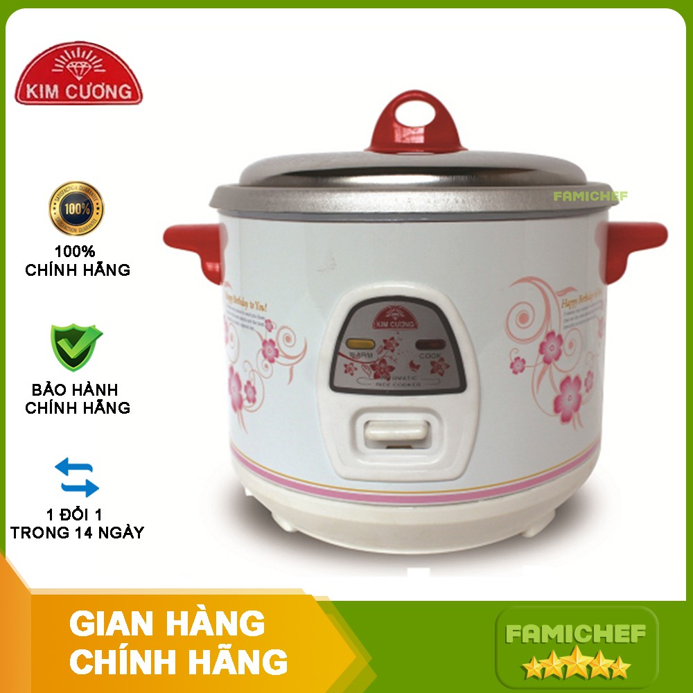 Nồi cơm điện nắp rời kim cương kc001 0.6 lít - ảnh sản phẩm 1