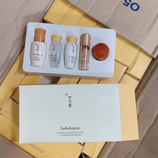 [ SET MINI Sulwhasoo]  Set mới nhất dưỡng da Cơ bản nâng cơ Sulwhasoo tái sinh da. ✔️Chuẩn AUTH 100%😍