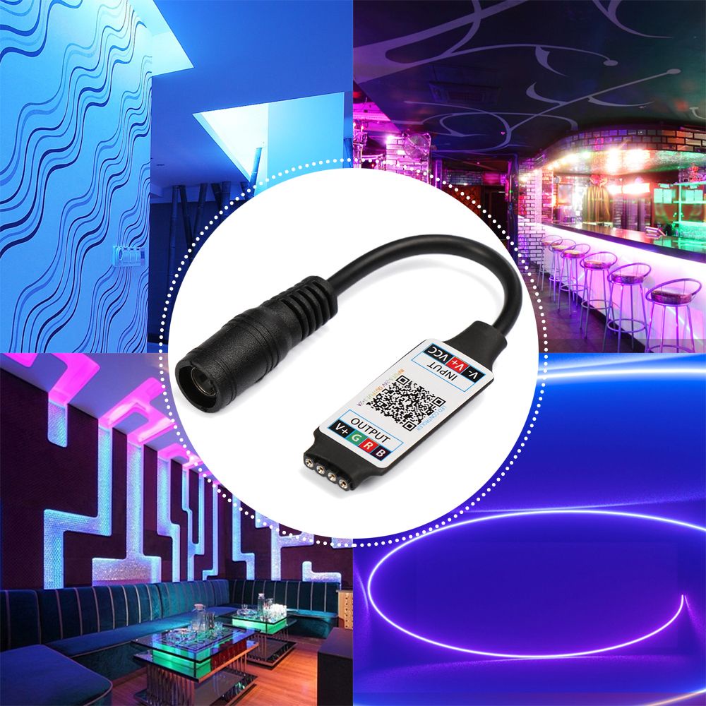 Đầu Nối Dây Đèn Led Rgb 4pin Dc 5-24v 5050 3528 Thông Minh