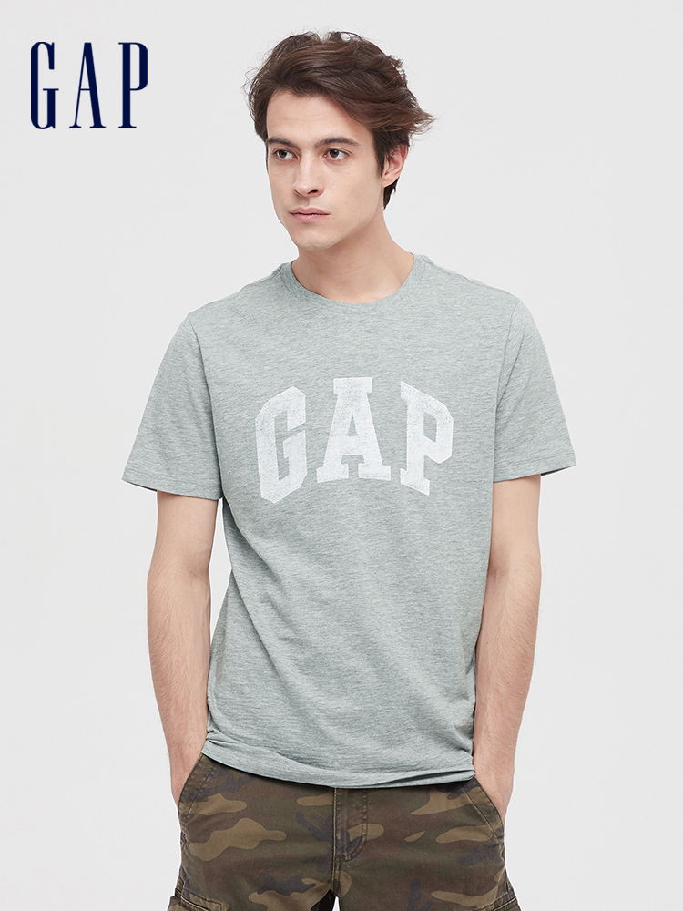 Áo Thun cotton Ngắn Tay In LOGO Gap Dành Cho Nam 645254 Xu Hướng Của Nam Giới Xu Hướng Quần Áo Đẹp Trai Cặp Đôi