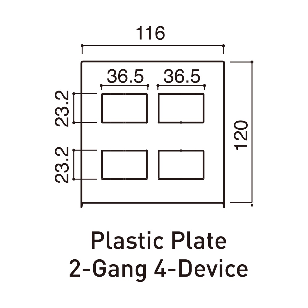 Mặt dùng cho 1/2/3/4/6 thiết bị, màu xám ánh kim Panasonic dòng Wide Series