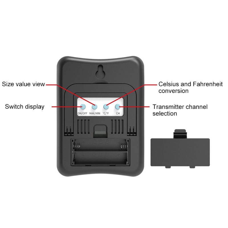 Thiết Bị Đo Độ Ẩm Không Dây 164ft / 50M Chuyên Dùng Trong Nhà / Ngoài Trời