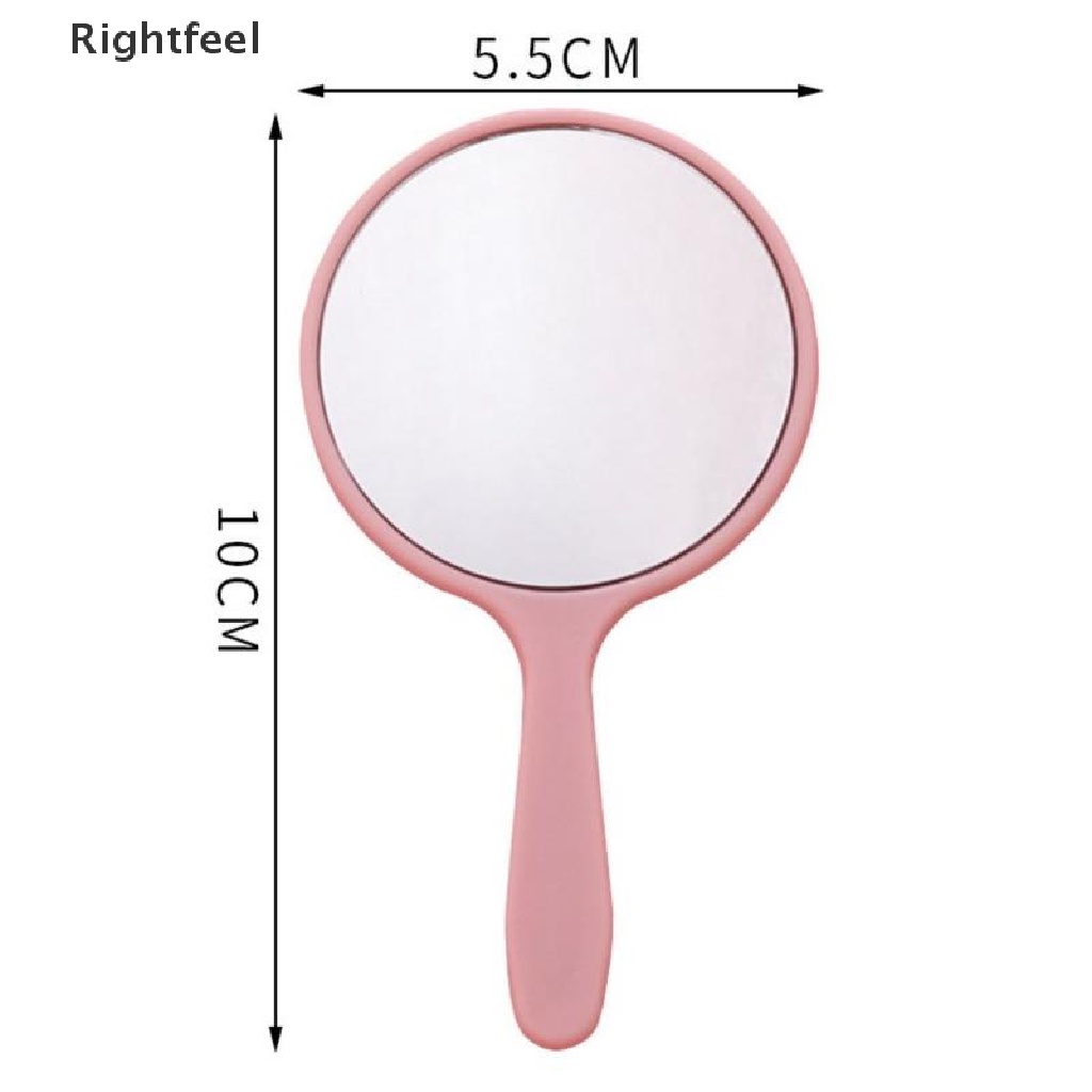 Gương Trang Điểm Cầm Tay Hình Tròn