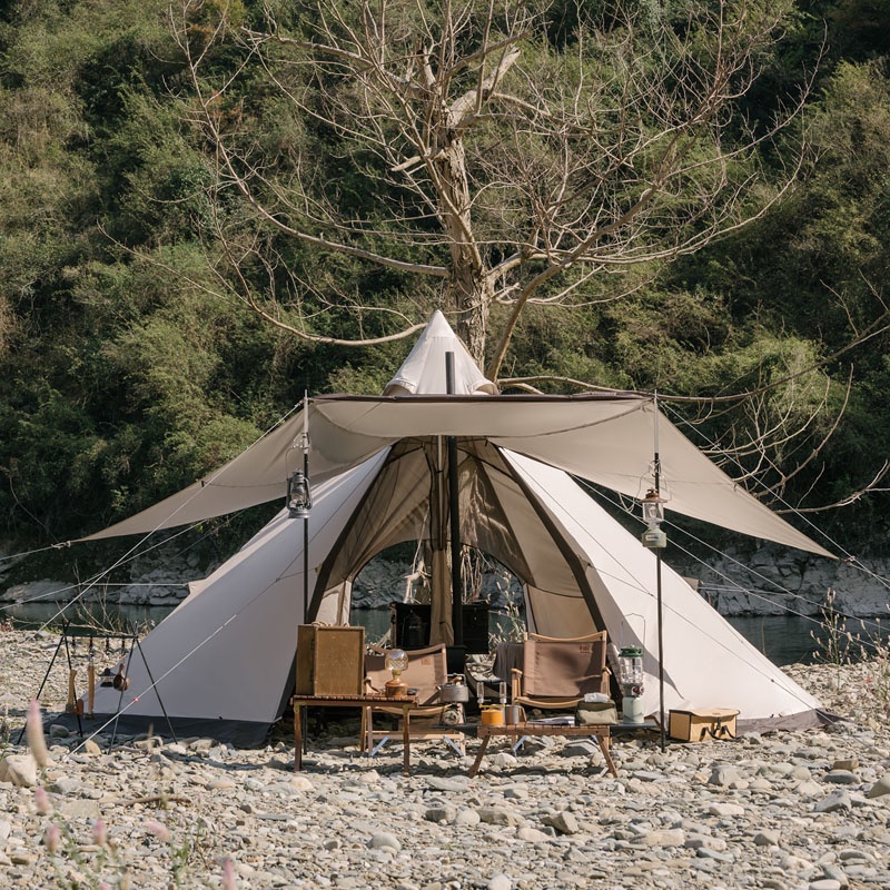 Lều Glamping 5-8 Người Phong Cách Mông Cổ Naturehike NH20ZP014