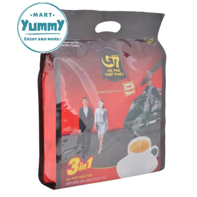 Cafe hòa tan Trung Nguyên G7 ( Túi lớn 50 gói ) - Cafe Trung Nguyên G7 3 in 1