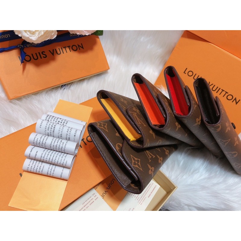 Ví hoa nâu cúc dài size 20 fullbox | BigBuy360 - bigbuy360.vn