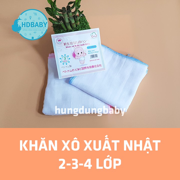 KHĂN XÔ XUẤT NHẬT 2-3-4 LỚP