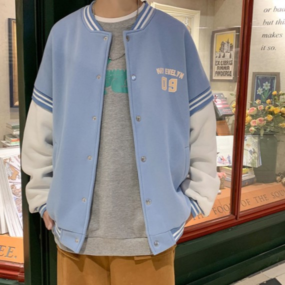 Áo khoác bóng chày  nam thời trang mùa thu cá tính dành cho  fashion simple unisex bigsize áo khoác bomber nam nữ
