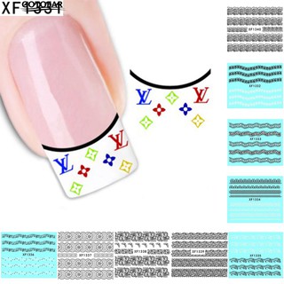 Giấy dán móng họa tiết hoa nốt nhạc