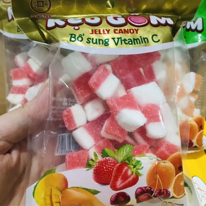 Kẹo Gôm Dẻo Bọc Đường Đồng Tiền 100g