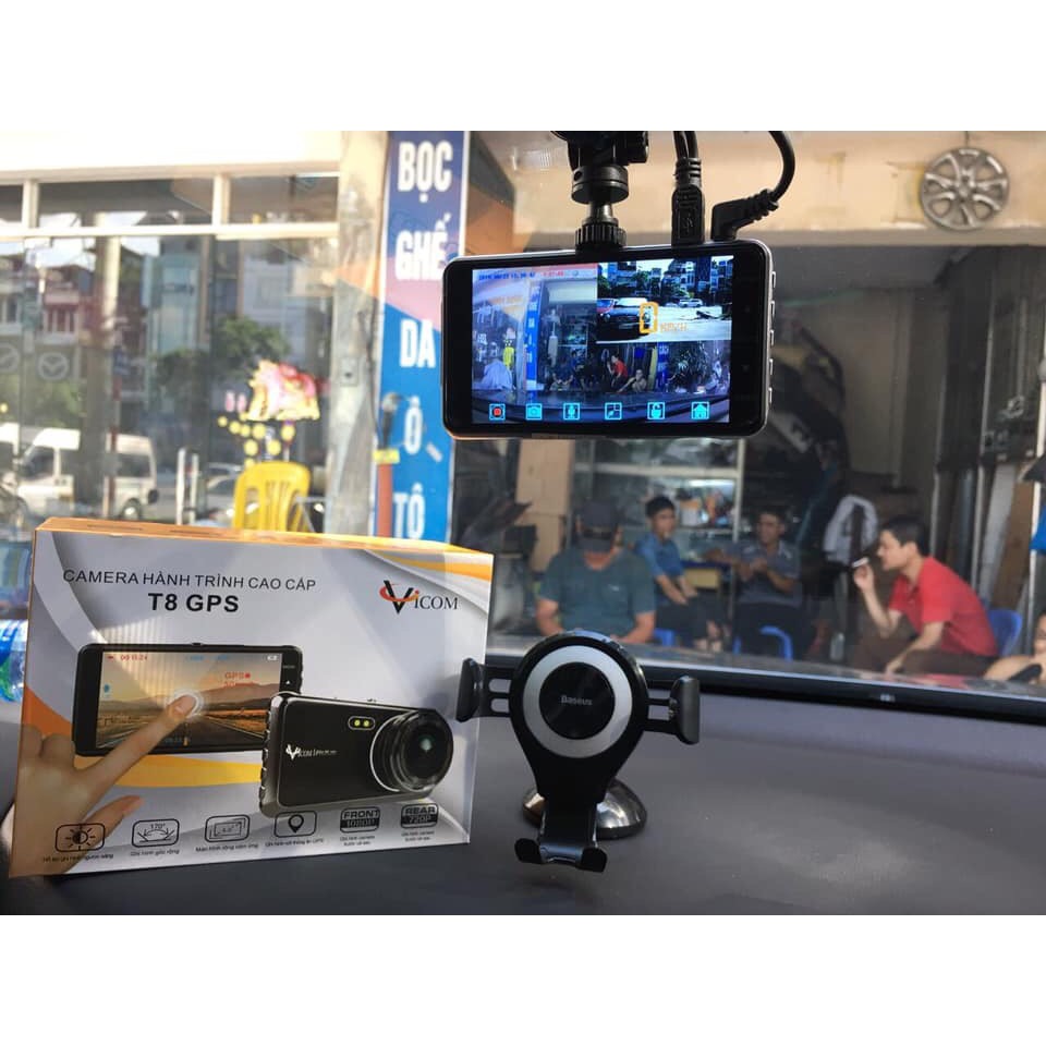 (BẢO HÀNH 12 THÁNG )Camera hành trình VICOM T8 GPS